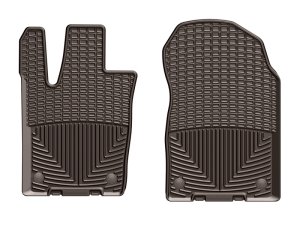 Jeep Grand Cherokee Floor Mats - Front - WeatherTech - Rubber - Cocoa - `16-`27