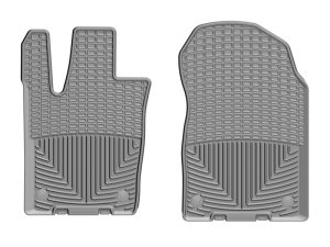 Dodge Durango Floor Mats - Front - WeatherTech - Rubber - Grey - `16-`27