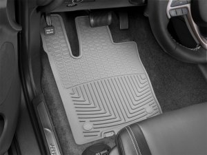Dodge Durango Floor Mats - Front - WeatherTech - Rubber - Grey - `16-`27