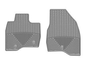 Ford Explorer Floor Mats - Front - WeatherTech - All-Weather Rubber - Grey - `17-`27