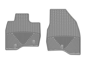 Ford Explorer Floor Mats - Front - WeatherTech - All-Weather Rubber - Grey - `17-`27
