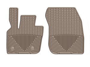 Ford Fusion Floor Mats - Front - WeatherTech - Rubber - Tan - `17-`27