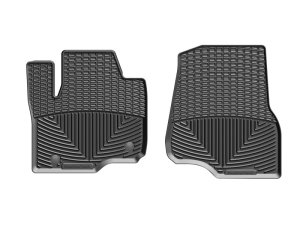 Ford F-350 Floor Mats - Front - WeatherTech - All-Weather Rubber - Black - `17-`27
