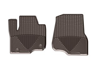 Ford F-450 Floor Mats - Front - WeatherTech - All-Weather - Cocoa - `17-`27