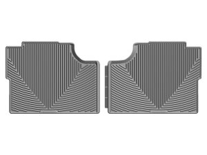 Ford F-350 Floor Mats - Rear - WeatherTech - Rubber - Grey - `17-`27