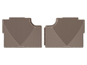 Ford F-250 Floor Mats - Rear - WeatherTech - All-Weather Rubber - Tan - `17-`27