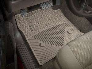 Ford F-450 Floor Mats - Rear - WeatherTech - All-Weather Rubber - Tan - `17-`27