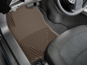Nissan Rogue Rubber Floor Mats - Front - WeatherTech - All-Weather - Tan - `14-`27