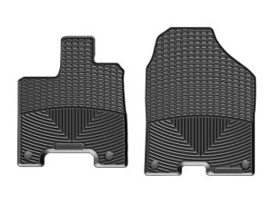 Honda Ridgeline Floor Mats - Front - WeatherTech - All-Weather - Black - `17-`27