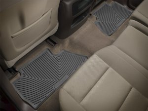 Honda Ridgeline Floor Mats - Rear - WeatherTech - Rubber - Black - `17-`27