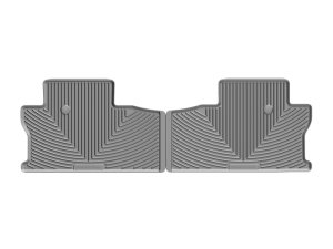 Honda Ridgeline Rubber Mats - Rear - WeatherTech - Grey - `17-`27