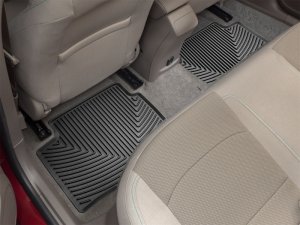 Chevrolet Cruze Rear Rubber Mats - WeatherTech - All-Weather - Black - `17-`27