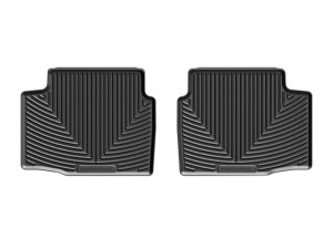 Chevrolet Cruze Rear Rubber Mats - WeatherTech - All-Weather - Black - `17-`27