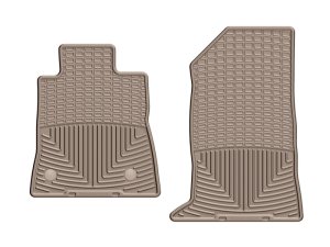 Chevrolet Camaro Rubber Mats - Front - WeatherTech - Tan - `16-`27 Chevrolet Camaro Rubber Mats - Front - WeatherTech - Tan - `16-`27