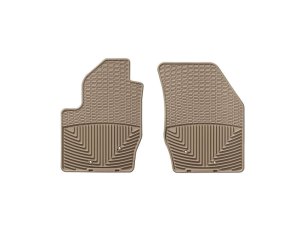 Volvo XC90 Rubber Floor Mats - Front - WeatherTech - All-Weather - Tan - `03-`13