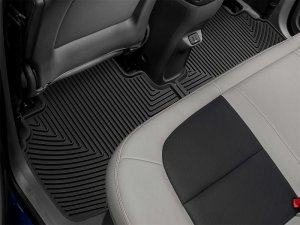 Chevrolet Bolt EV Floor Mats - Rear - WeatherTech - All-Weather Rubber - Black - `17-`27