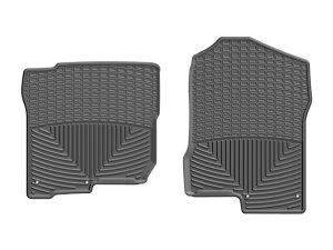 Nissan Titan Rubber Mats - Front - WeatherTech - Black - `17-`27 Nissan Titan Rubber Mats - Front - WeatherTech - Black - `17-`27
