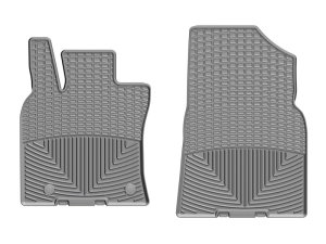 Toyota Camry Floor Mats - Front - WeatherTech - All-Weather Rubber Mats - Gray - `18-`27