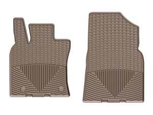 Toyota Camry Floor Mats - Front - WeatherTech - Rubber - Tan - `18-`27