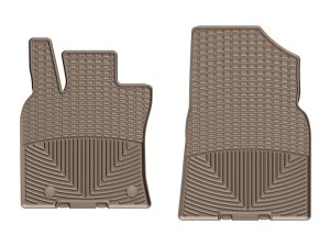 Toyota Camry Floor Mats - Front - WeatherTech - Rubber - Tan - `18-`27