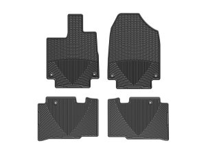 Honda Odyssey Floor Mats - Front - WeatherTech - Rubber - Black - `18-`27