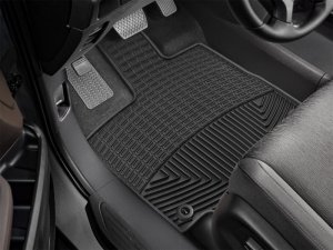 Honda Odyssey Floor Mats - Front - WeatherTech - Rubber - Black - `18-`27