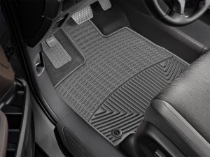Honda Odyssey Floor Mats - Front - WeatherTech - Rubber - Grey - `18-`27