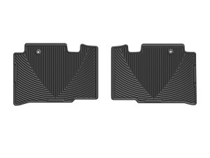 Honda Odyssey Rubber Floor Mats - Rear - WeatherTech - All-Weather - Black - `18-`27
