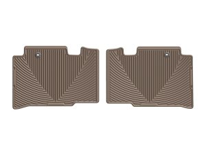 Honda Odyssey Rear Rubber Mats - WeatherTech - All-Weather - Tan - `18-`27