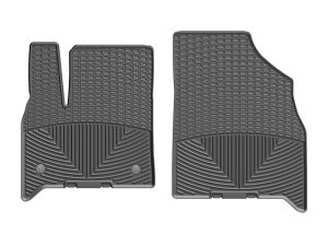 Chevrolet Traverse Floor Mats - Front - WeatherTech - Rubber - Black - `18-`20