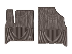 Chevrolet Traverse Floor Mats - Front - WeatherTech - Rubber - Cocoa - `18-`27