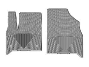 Chevrolet Traverse Rubber Floor Mats - Front - WeatherTech - All-Weather - Grey - `18-`27