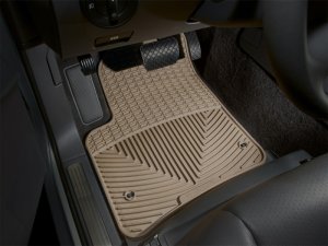 Porsche Cayenne Floor Mats - Front - WeatherTech - All-Weather - Tan - `03-`10