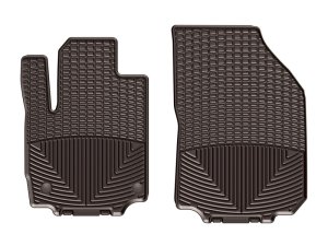 GMC Terrain Rubber Floor Mats - Front - WeatherTech - All-Weather - Cocoa - `18-`27