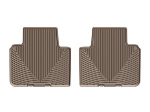 Honda Accord Floor Mats - Rear - WeatherTech - All-Weather Rubber - Tan - `18-`27