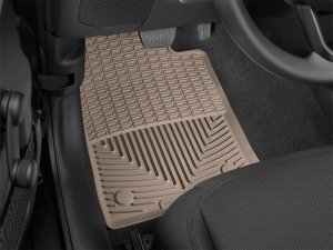 Jeep Gladiator Floor Mats - Front - WeatherTech - All-Weather - Tan - `20-`27