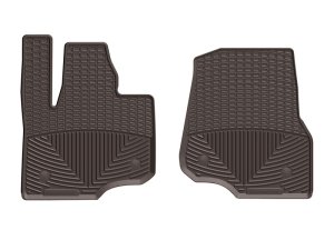Lincoln Navigator L Floor Mats - Front - WeatherTech - All-Weather - Cocoa - `18-`27