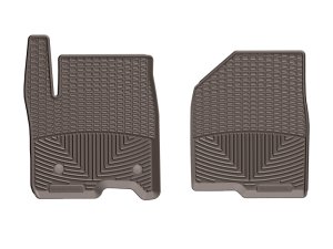 Chevrolet Silverado 1500 Floor Mats - Front - WeatherTech - Rubber Mats - Cocoa - `19-`27