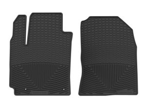 Hyundai Kona Floor Mats - Front - WeatherTech - Rubber - Black - `18-`27 Hyundai Kona Floor Mats - Front - WeatherTech - Rubber - Black - `18-`27