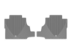 Lincoln Navigator L Floor Mats - Rear - WeatherTech - Rubber - Grey - `18-`27