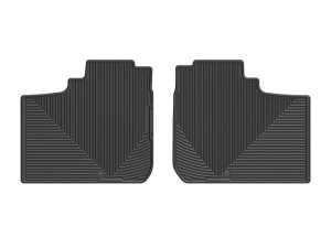 Dodge Ram 1500 Rubber Floor Mats - Rear - WeatherTech - All-Weather - Black - `19-`27