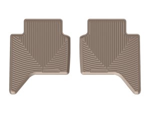 Ford Ranger Floor Mats - Rear - WeatherTech - All-Weather - Black - `19-`25