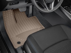 Toyota Venza Floor Mats - Front - WeatherTech - All-Weather - Tan - `21-`27