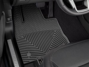 Ford Explorer Floor Mats - Front - WeatherTech - All-Weather Rubber - Black - `20-`27