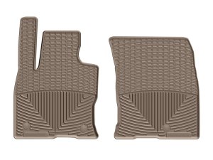 Ford Escape Floor Mats - Front - WeatherTech - Rubber - Tan - `20-`27 Ford Escape Floor Mats - Front - WeatherTech - Rubber - Tan - `20-`27