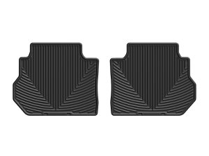 GMC Acadia Denali Floor Mats - Rear - WeatherTech - Rubber - Black - `17-`27