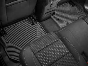 GMC Acadia Denali Floor Mats - Rear - WeatherTech - Rubber - Black - `17-`27