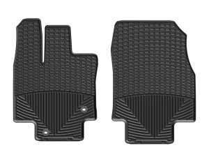 Toyota Highlander Floor Mats - Front - WeatherTech - Rubber - Black - `19-`27