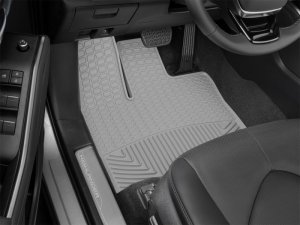 Toyota Highlander Floor Mats - Front - WeatherTech - All-Weather - Grey - `19-`27