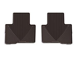 Toyota Highlander Floor Mats - Rear - WeatherTech - Rubber - Cocoa - `20-`27